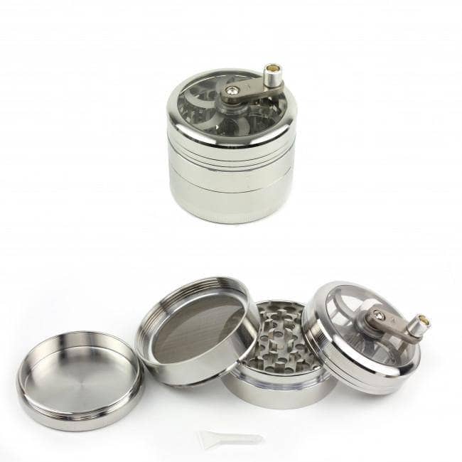 Alugrinder mit Kurbel (4-teilig)