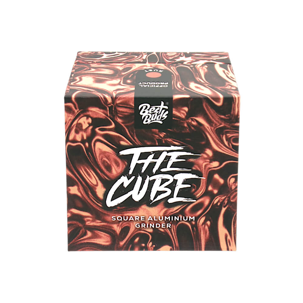 Best Buds The Cube Aluminium Grinder Rust Box