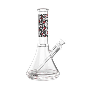 Mehrfarbige Glasbong von Keith Haring