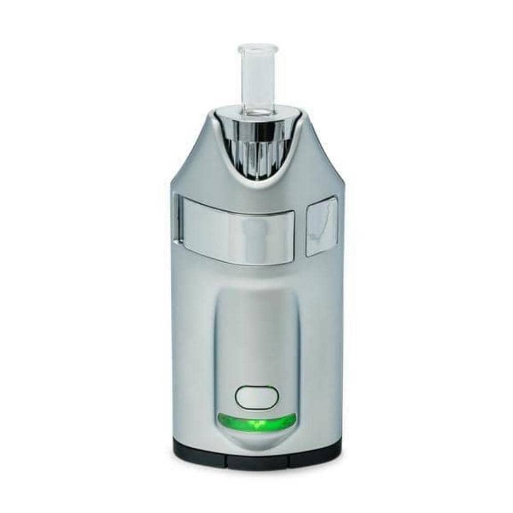 Ghost Vaporizer MV1 Silver with LED Light on