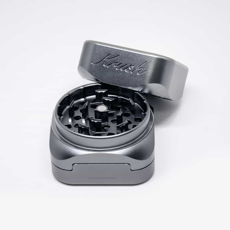 Krush Kube 3 Dry Herb Grinder Grey