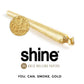 Shine Rolling Paper King Size  Gold