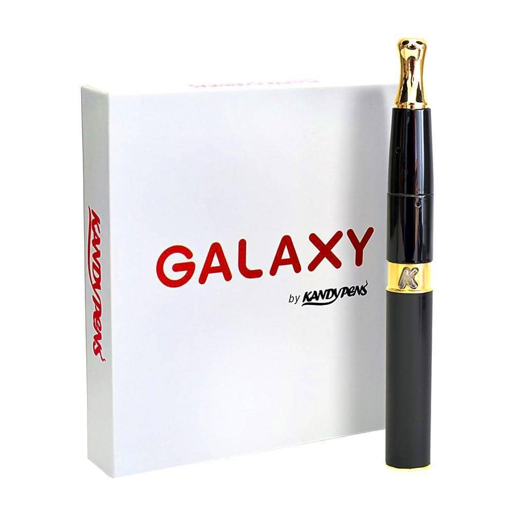 Kandypens Galaxy Vape Pen Black next to box